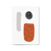 Modern Abstract Shape Minimal Retro Wall Art #1