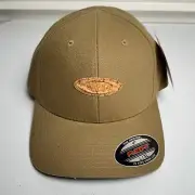 Oakley Cork Logo Cap Mens OS SnapBack Tan Tech Flex Fit Baseball SAMPLE NWT
