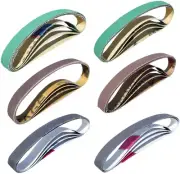 24 Pack 1/2" X 10" Replacement Knife Sharpener Sander Belt Kit for Work Sharp WS