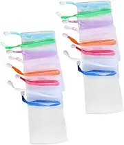SOESFOUFU 2sets Foaming Net Soap Saver for Soap Durable Holder 30pcs*2 Random Color