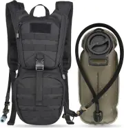 TACTICAL MOLLE HYDRATION PACK BACKPACK 3L TPU WATER BLADDER MILITARY DAYPACK