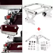 Quick Release Two-up Tour Pack Rack Mount + Docking Kit For Harley Touring 97-08