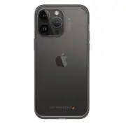 EFM EFCBIAE196BLA Bio+ Case Armour with D3O Bio for iPhone 14 Pro (6.1"), Black / Grey