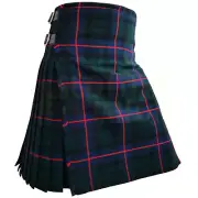 Scottish Traditional Handmade Morrison Green Modern Tartan Kilt For Men/Women