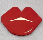2 Lips Napkins For Decoupage