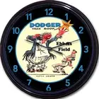 Brooklyn Dodgers Ebbets Field 1955 World Series Yearbook Wall Clock Baseball