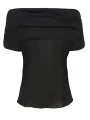 Marle | Romma Top in Black Linen | The UNDONE