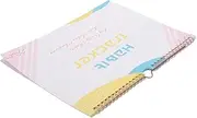 FUNNETOYU English Spiral Habit Tracker Journal Undated Planner Monthly Weekly Habit Planner Reusable Portable Habit Tracker Calendar for Goal Setting Routine Building