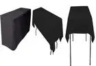Tablecloths Wedding Rectangle Square Table Cloth Event Party Black White Trestle