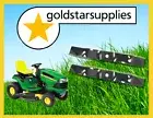 ride on mower 3 'in' 1 mulcher bar BLADES x 2, suits JOHN DEERE 42" cut models