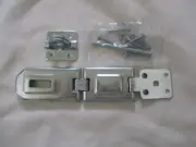 Heavy Duty Single Hinge Hasp Lock Latch Steel - FREE SHIPPING