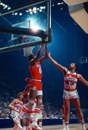 Julius Erving Of The Philadelphia 76Ers 1980 Basketball Photo 1