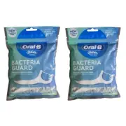 150 ct Oral-B Glide Floss Picks, Bacteria Guard, Mint Flavor (2 Packs of 75 ct)