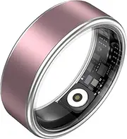 CNBRO Smart Ring Heart Rate Monitor Comfortable Sleep Ring Health Fitness Tracker Step Counter Calories Pedometer Waterproof Ladies Smart Rings for Women Men, No Subscription Fee