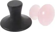 Ipetboom 2pcs Massage Stone Stone Massage Jade