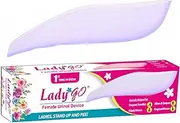 Lady Go Reusable Female Urinal Device With Free Satin Carry Pouch (Lavender)