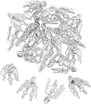 [FindingKing] 20 Bead Caps Necklace Chain Charm Bails Beading Part