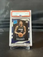 2017-18 Optic BAM ADEBAYO Base Rookie PSA 10 MIAMI HEAT