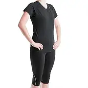 [MOONMN] Equisafety Pink Monkey Women's Training T-Shirt Black -Short Sleeve Fitness Gym Running Top
