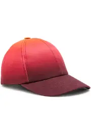 Courrèges Gradient Cotton cap - Red S