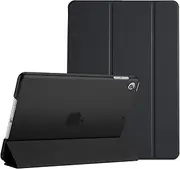 ProCase iPad 10.2 Case 9th Gen 2021/ iPad 8th Gen 2020/ 7th Gen 2019, Slim Stand Hard Back Shell Protective Smart Cover Case for 10.2 Inch iPad 9/8/7 -Black