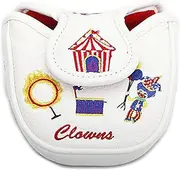 Putter Cover | Water Proof Magnet Closure Clown Pattern Golf Head Covers,Sports Fan Equipment for Kids, Family, Friends, Home