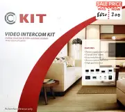 VIP Vision KIT Video Intercom Indoor Monitor & Outdoor Station RRP$650