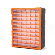 60 Drawers Storage Cabinet Tool Box Bin Chest Case Organiser With Divider Garage
