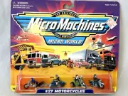 Galoob Micro Machines MicroWorld 1998 #27 Motorcycles Indian/Trike/HardTail/Drag