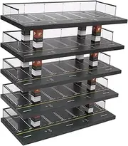 JWQFBC Diorama – Car Parking Display Case, Mini Model Storage Box