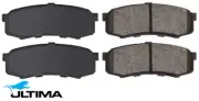 ULTIMA REAR CERAMIC BRAKE PAD SET FOR TOYOTA 1GD-FTV 3RZ-FE 2TR-FE 2.7L 2.8L I4 (for: Toyota)