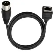 RJ45 8P8C to 5Pin 5 Pin Male Female MIDI Network Adapter Cable Converter Cord