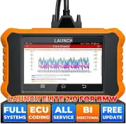 LAUNCH Creader Elite 2.0 for GM/GMC Bidirectional Car Diagnostic OBD2 Scanner