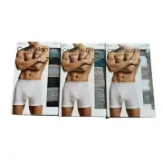 Calvin Klein Men's Classic Fit Logo 100% Cotton Boxer Brief CK Underwear 3-Pack