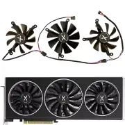 Graphics Card Cooling Fan Replacement Fan for XFX RX6700 6700XT 6750XT QICK/MERC