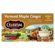 Celestial Seasonings, Herbal Tea, Vermont Maple Ginger, Caffeine Free , 20 Tea Bags, 1.1 oz (31 g)