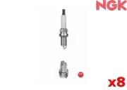 NGK Spark Plug Platinum FOR Volkswagen Eos 07-2015 2.0 TSI (1F) CONV PFR7S8EG x8