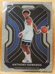 2020-21 Panini Prizm ANTHONY EDWARDS Base ROOKIE CARD No. 258 T-Wolves RC