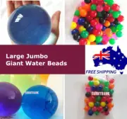 100-4,000pcs Giant Water Balls Large Jumbo Seeds Crystal Soil Beads Home Bulk