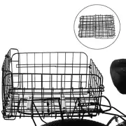 Bike Rear Basket Bike Car Foldable Food Bag Basket Bicycle Frame Pet Rear