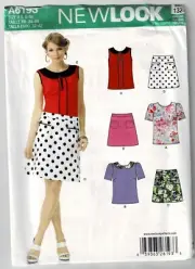 NEWLOOK A6193 Misses Tops & Skirts Size 6-16 UNCUT FF