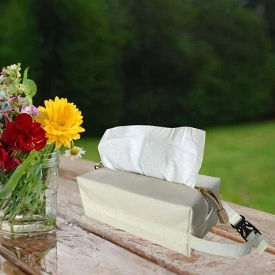 Camping Tissue Box Waterproof Tissue Storage Bag for Hotel Household Camping