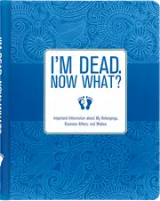 Peter Pauper Press I'm Dead, Now What? Peace of Mind Organizer 317995