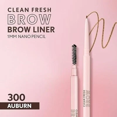 COVERGIRL Clean Fresh Brow Liner Pencil AUBURN 300 eyebrow eye squalane