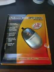 Fellowes opti-scroll Optical Mouse (vintage in original box and diskette driver)