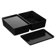 Storage Bins With Lids Plastic Containers: Plastic Multipurpose Stackable Sto...