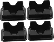 4pcs Truck Bed Cover Trucks Bed Comforter Bedspreads Car Accesories Truck Camper Shell Tonneau Cover Parts Aluminum Truck Rack Clamps Bed Cover Ram Clamp Rack Plastic Black Generic