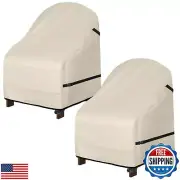 Porch Shield Waterproof Patio Adirondack Chair Cover 2 Pack Fits Outdoor Chai