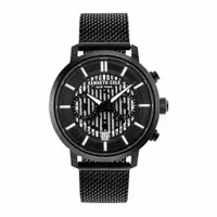 在飛比找PChome24h購物優惠-Kenneth Cole 紐約時尚冷都騎士腕錶-黑-KC50
