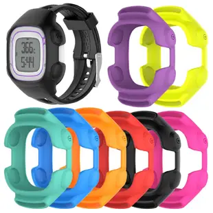 Garmin佳明 Forerunner10錶帶 Forerunner 15矽膠腕錶帶 防摔保護殼 男女錶帶 情侶腕帶